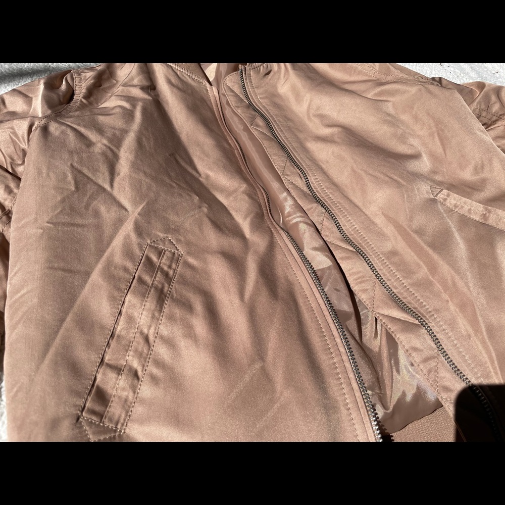 Nude Bomber Jacket - Picture 3 of 6